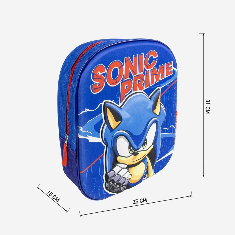 School Bag Sonic Blue 25 x 10 x 31 cm