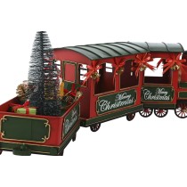 Décorations de Noël Home ESPRIT Rouge Vert Train 97 x 16 x 26,5 cm