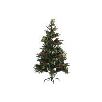 Sapin de Noël Home ESPRIT Rouge Vert PVC Métal 95 x 95 x 150 cm