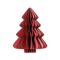 Sapin de Noël Decoris Rouge Ø 30 x 40 cm A accrocher Décoratif