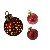 Christmas Bauble Lifetime Red Ø 15 cm LED Light