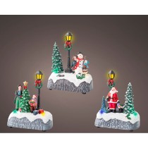 Décorations de Noël Lumineo 9,5 x 5,5 x 12,5 cm Figurine Décorative