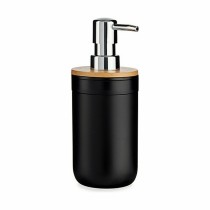 Soap Dispenser Berilo 51710 Black Bamboo polypropylene 350 ml 8 x 17 x 9 cm (6 Units)