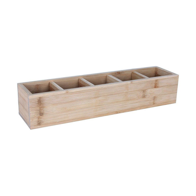 Cutlery Organiser Viejo Valle Bamboo 39 x 10 x 8 cm (3 Units)