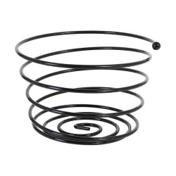 Fruit Bowl Viejo Valle Black Spiral Ø 26 x 17 cm (2 Units)