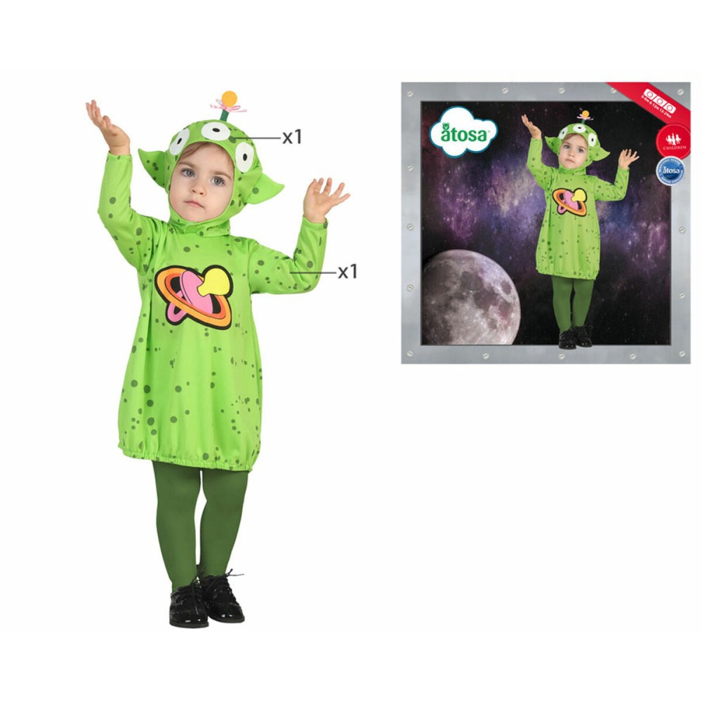 Costume for Babies Alien Green