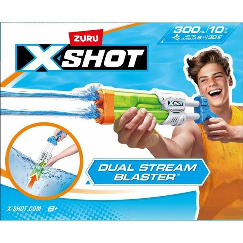 Pistolet à Eau Zuru X-Shot Small Quad Stream Blaster 13 x 40 x 5 cm