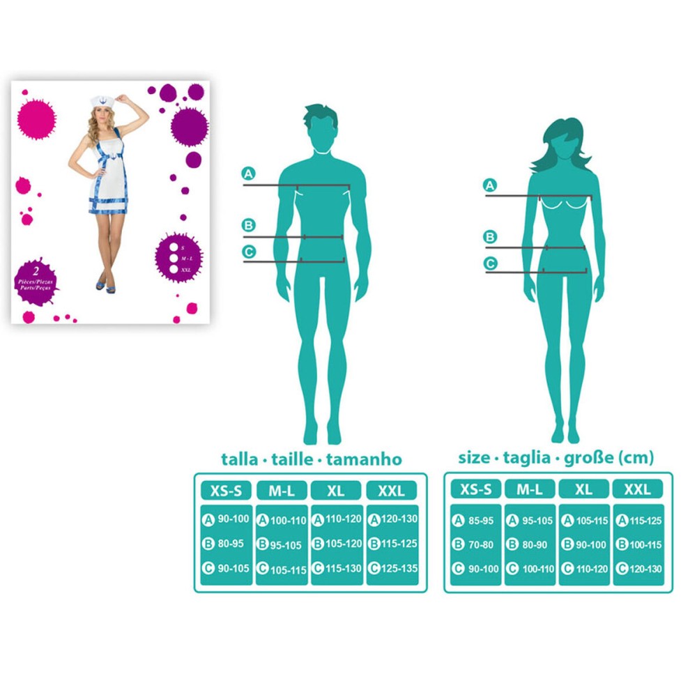 Verkleidung für Erwachsene 7079 Matrosin