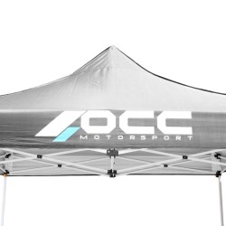 Carp OCC Motorsport OCCCARP04 Racing Grey Polyester 420D Oxford 3 x 3 m