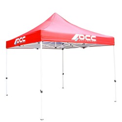 Zelt OCC Motorsport OCCCARP02 Racing Rot Polyester 420D Oxford 3 x 3 m