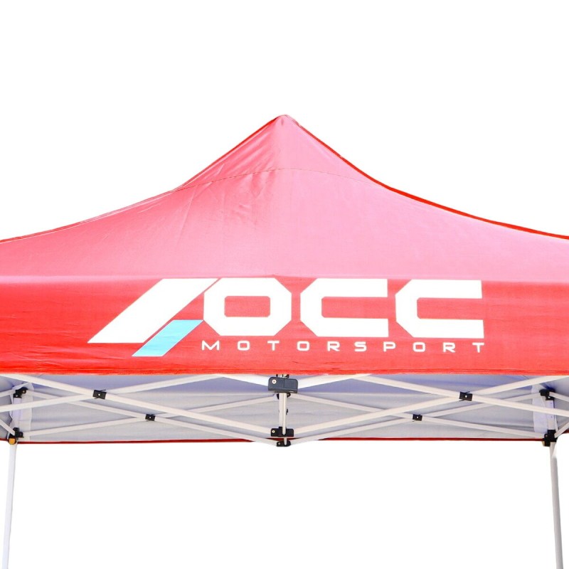 Zelt OCC Motorsport OCCCARP02 Racing Rot Polyester 420D Oxford 3 x 3 m