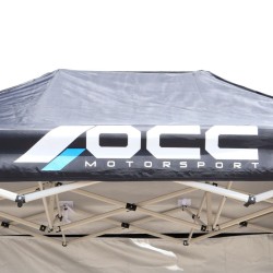 Mur de Tente OCC Motorsport OCCCARP30 Racing Noir Polyester 420D Oxford 3 x 2 m 2 Unités