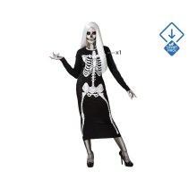 Costume for Adults Black Skeleton M/L