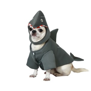 Dog Costume Size S Shark