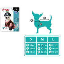 déguisement pour chien Taille M Pirate