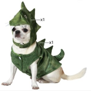 déguisement pour chien Taille L Dinosaure