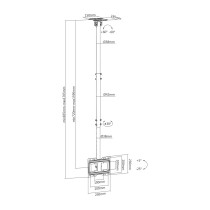 Support de TV Aisens CT43TSE-053 23-42" 50 kg