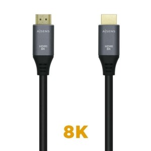 HDMI Kabel Aisens A150-0427 Schwarz Schwarz/Grau 1,5 m