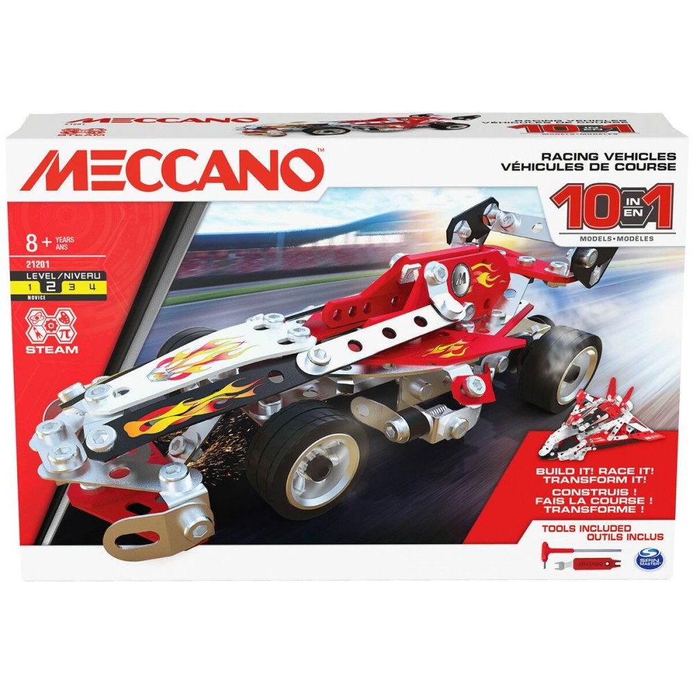 Konstruktionsspiel Meccano Racing Vehicles 10 Models