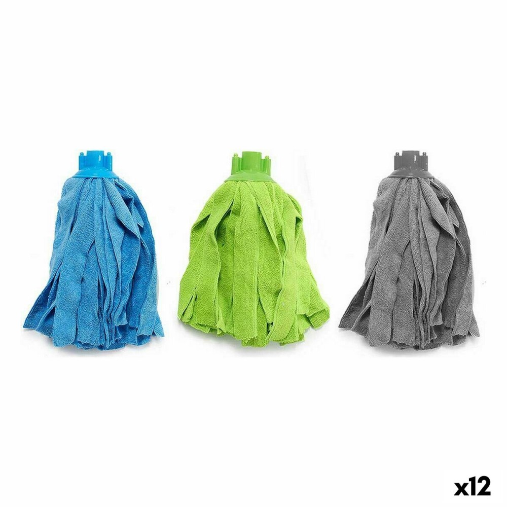 Mop Microfibre 9 x 30 x 9 cm (12 Units)