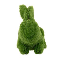 Decorative Figure polypropylene Astro-turf Rabbit 22 x 40 x 30 cm