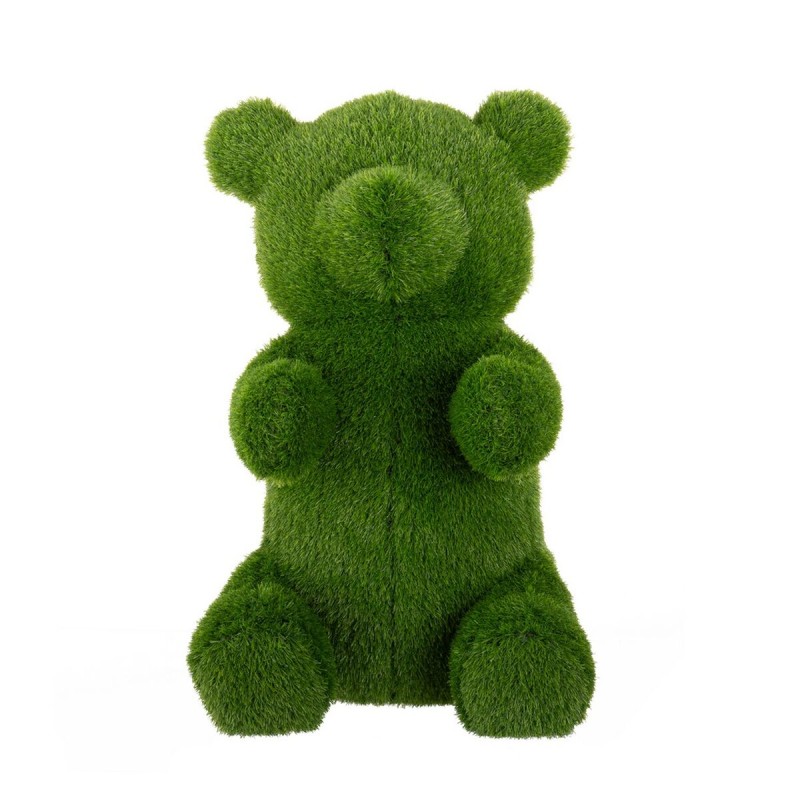 Decorative Figure polypropylene Astro-turf Bear 22 x 26 x 35 cm