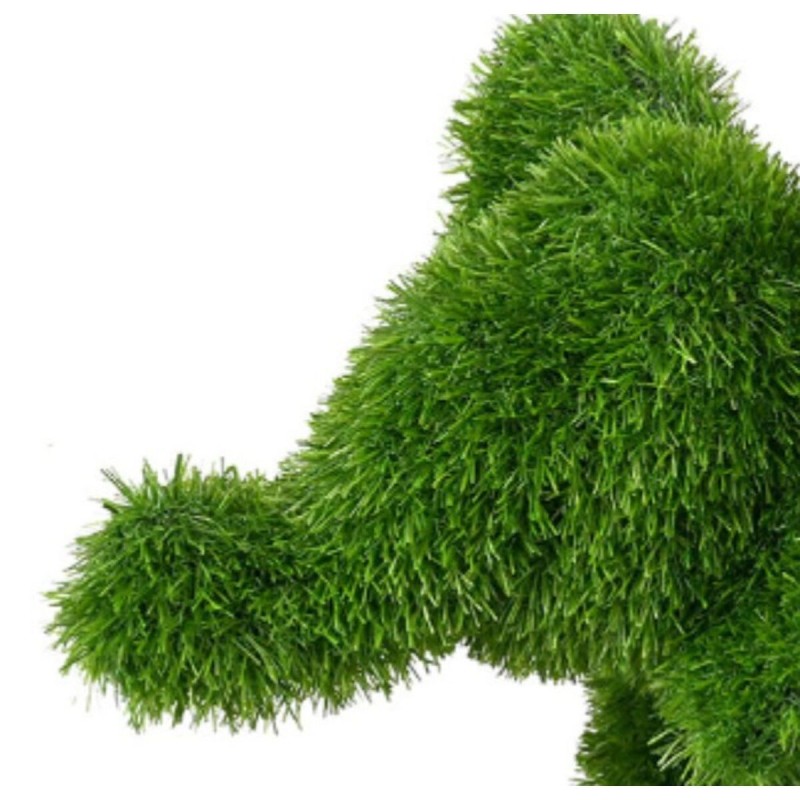 Decorative Figure polypropylene Astro-turf Elephant 20 x 45 x 30 cm