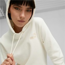 Damen Sweater mit Kapuze Puma Weiß