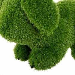 Decorative Figure polypropylene Astro-turf Dog 23 x 35 x 33 cm