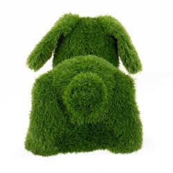 Decorative Figure polypropylene Astro-turf Dog 30 x 50 x 48 cm