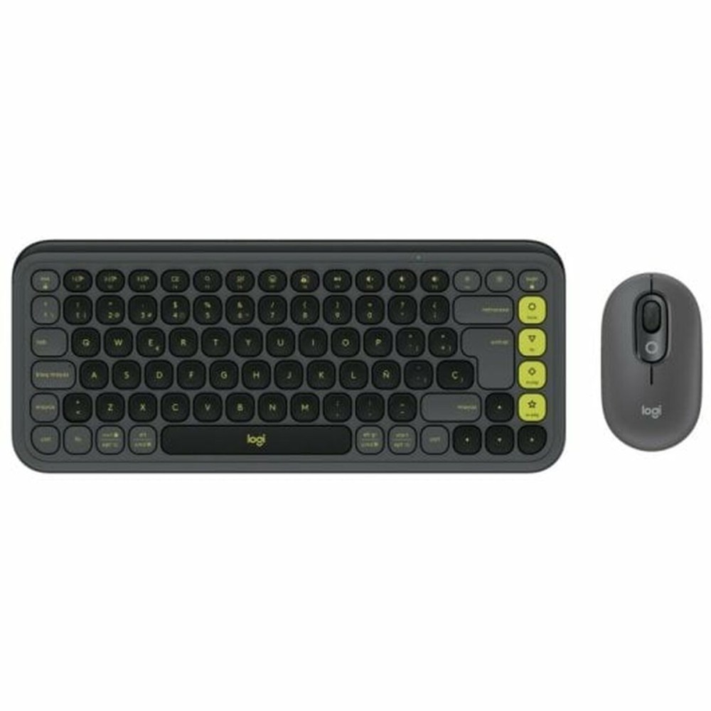 Keyboard Logitech 920-013118 Grey QWERTY