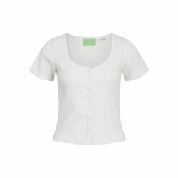 Damen Kurzarm-T-Shirt Jack & Jones Jxlucinda Str Ss  Weiß