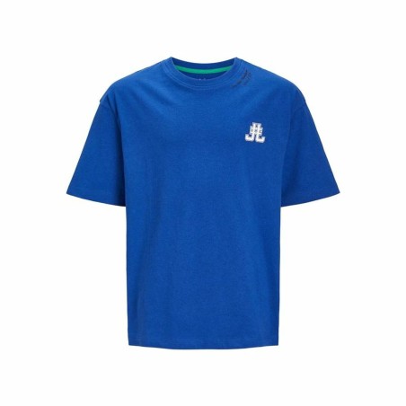 Kurzarm-T-Shirt für Kinder Jack & Jones Jorcole Back Print Dunkelblau