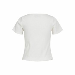 T-shirt à manches courtes femme Jack & Jones Jxlucinda Str Ss  Blanc