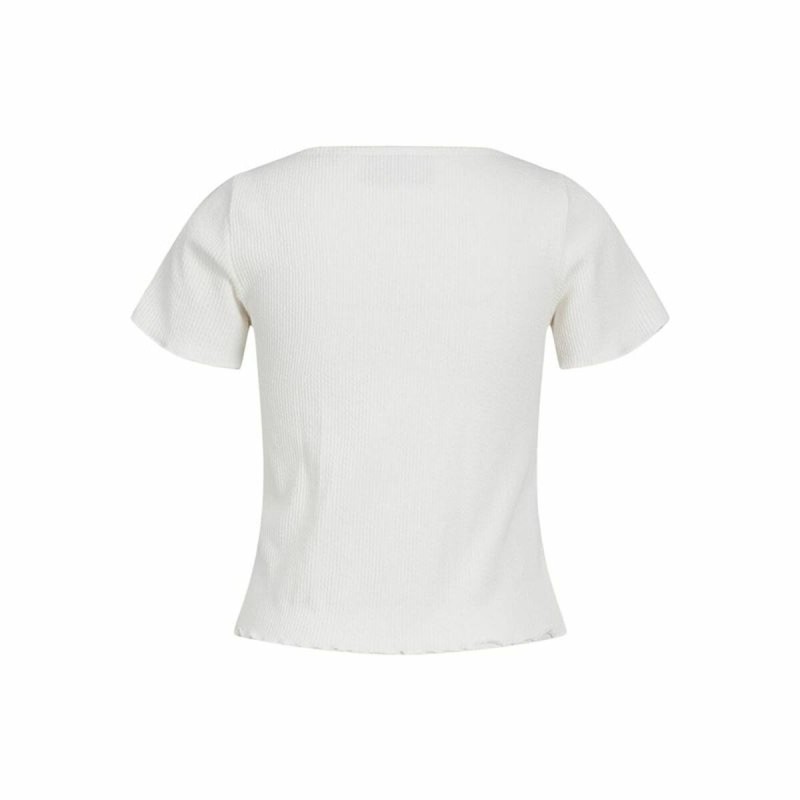 Women’s Short Sleeve T-Shirt Jack & Jones Jxlucinda Str Ss  White