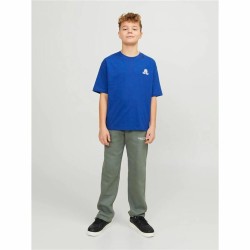 Kurzarm-T-Shirt für Kinder Jack & Jones Jorcole Back Print Dunkelblau