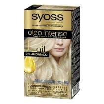 Permanent Dye   Syoss Olio Intense Ammonia-free Nº 10,50 Light Ash Blonde