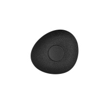 Plate Bidasoa Fosil Black Ceramic Aluminium Oxide 15,8 x 13,8 x 2 cm Coffee (8 Units)