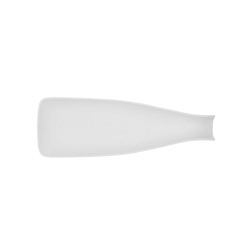 Plateau apéritif Bidasoa Fosil Blanc Céramique Alumine Bouteille 31 x 10,1 x 4 cm (12 Unités)