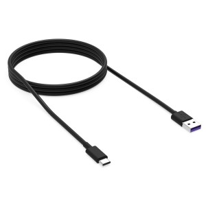 USB A zu USB-C-Kabel Krux KRX0054 Schwarz 1,2 m