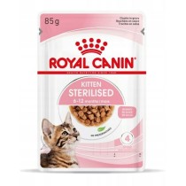 Aliments pour chat Royal Canin Sterilised Gravy Poulet 12 x 85 g