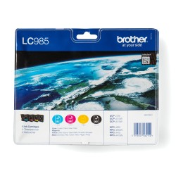 Cartouche d'encre originale Brother LC-985VALBP Multicouleur