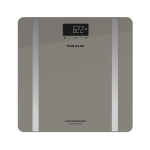 Balance Numérique de Salle de Bain Taurus INCEPTION Gris 180 kg