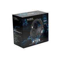 Casques avec Micro Gaming Newskill Aton Ø 50 mm Noir