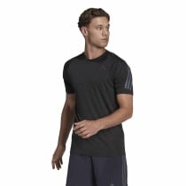 Herren Kurzarm-T-Shirt Adidas Run Icon Schwarz