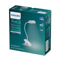 Tischlampe Philips Lámpara de mesa Weiß Metall 3 W