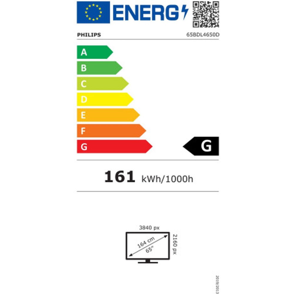 Écran Philips 65BDL4650D 4K Ultra HD 65"