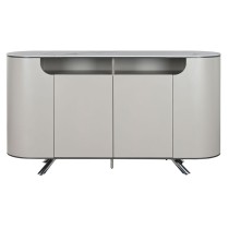 Sideboard Home ESPRIT White Beige Marble Steel 150 x 40 x 86 cm