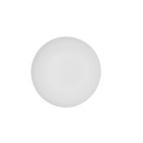 Deep Plate Bidasoa Fosil White Ceramic 21 x 21 x 4,7 cm (6 Units)