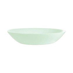 Deep Plate Luminarc Diwali Paradise Green Glass 20 cm (24 Units)